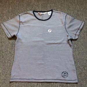 Tommy Hilfiger Blue and White Stripped Tee